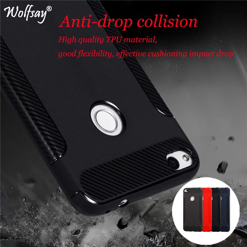 

Wolfsay Fiber Wing TPU Phone Cases For Huawei P8 Lite 2017 Case Soft Silicone Back Cover for Huawei P9 Lite 2017 Coque Bumper