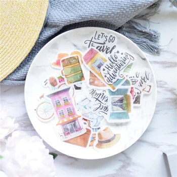 

Lovedoki Creative Travel Cute Sticker Diary diary Journal Stickers Planner Accessories Notebook Scrapbook Decorative Stationery