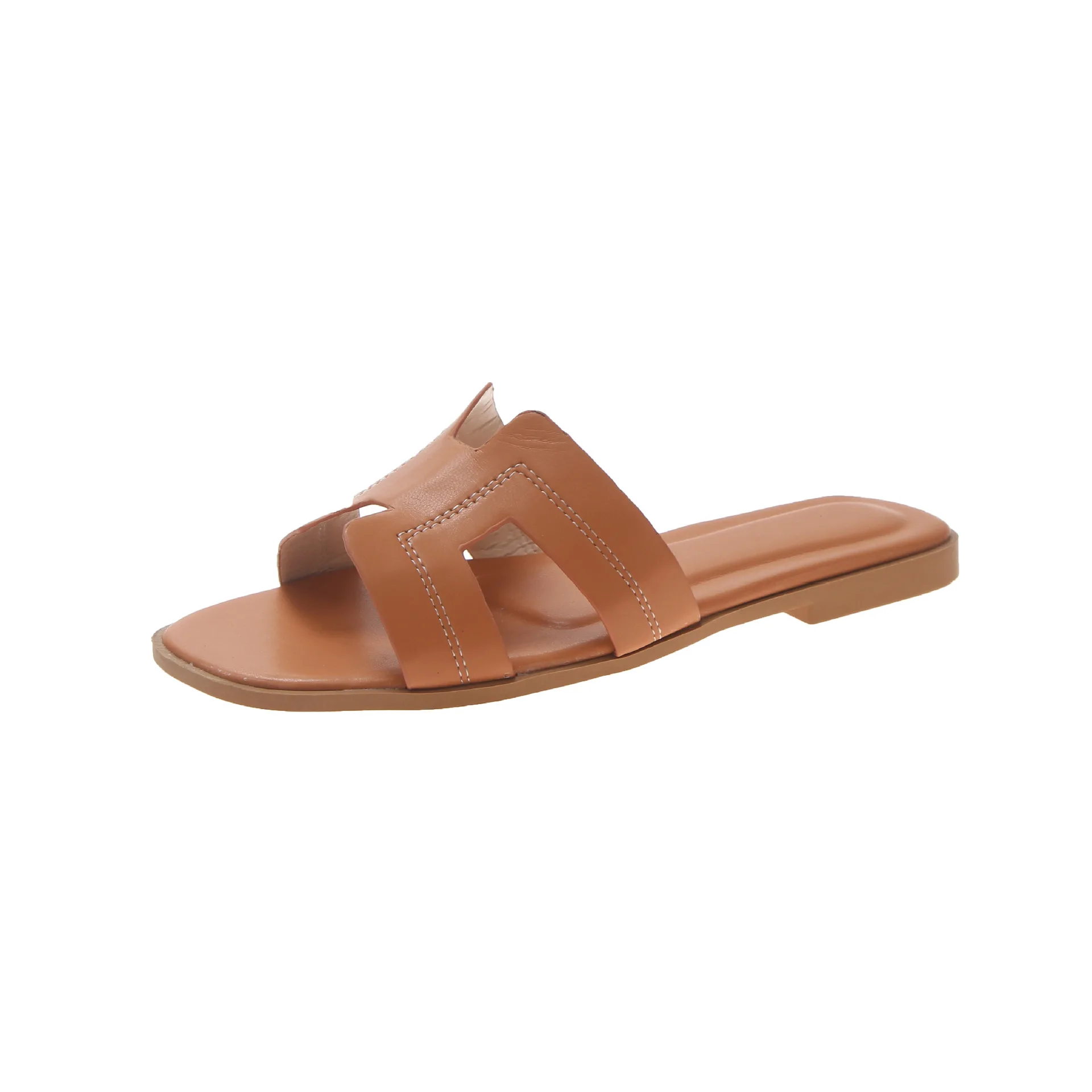 

Slippers Women 2019 Summer new Outdoor Beach Flat with Ladies Slides Causal Fashion solid Woman's Slipper