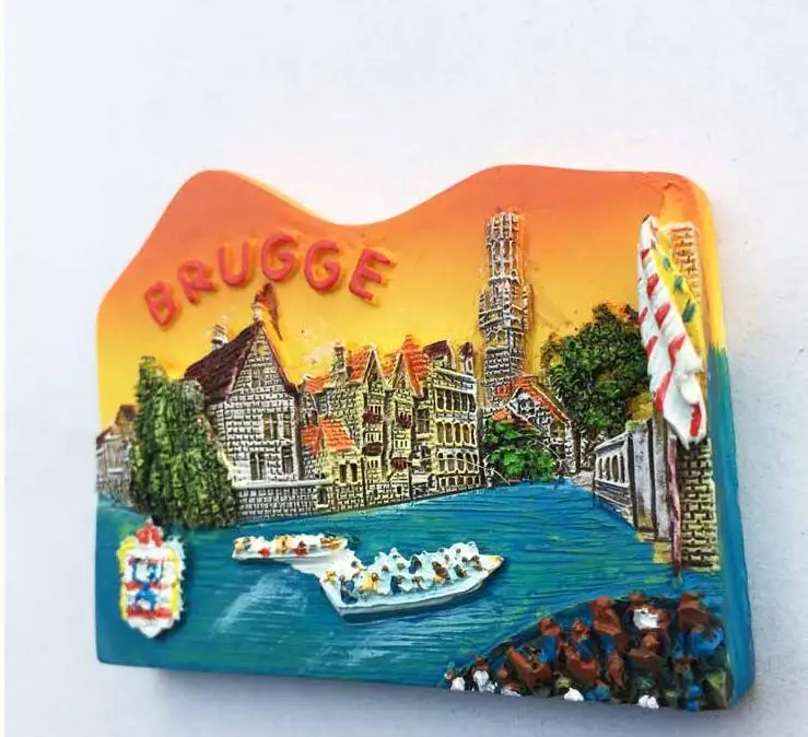 Belgium Bruges Fridge Magnets Souvenir