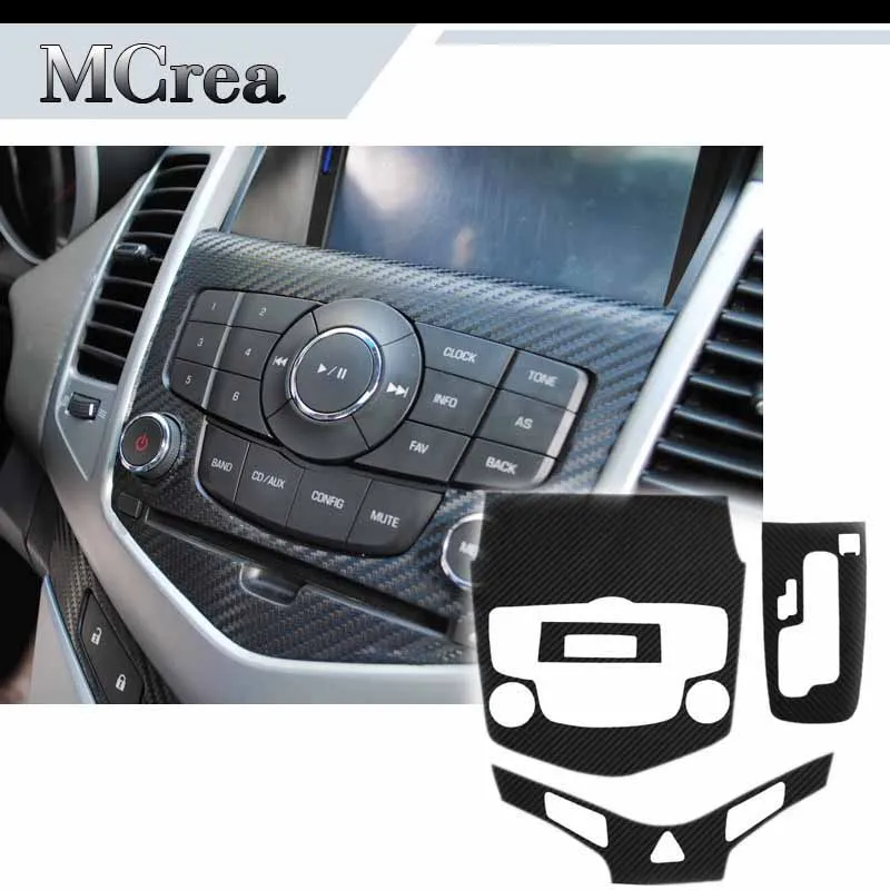Us 3 24 19 Off Mcrea High Quality Car Styling Carbon Fiber Center Console Interior Stickers For Chevrolet Chevy Holden Cruze Accessories In