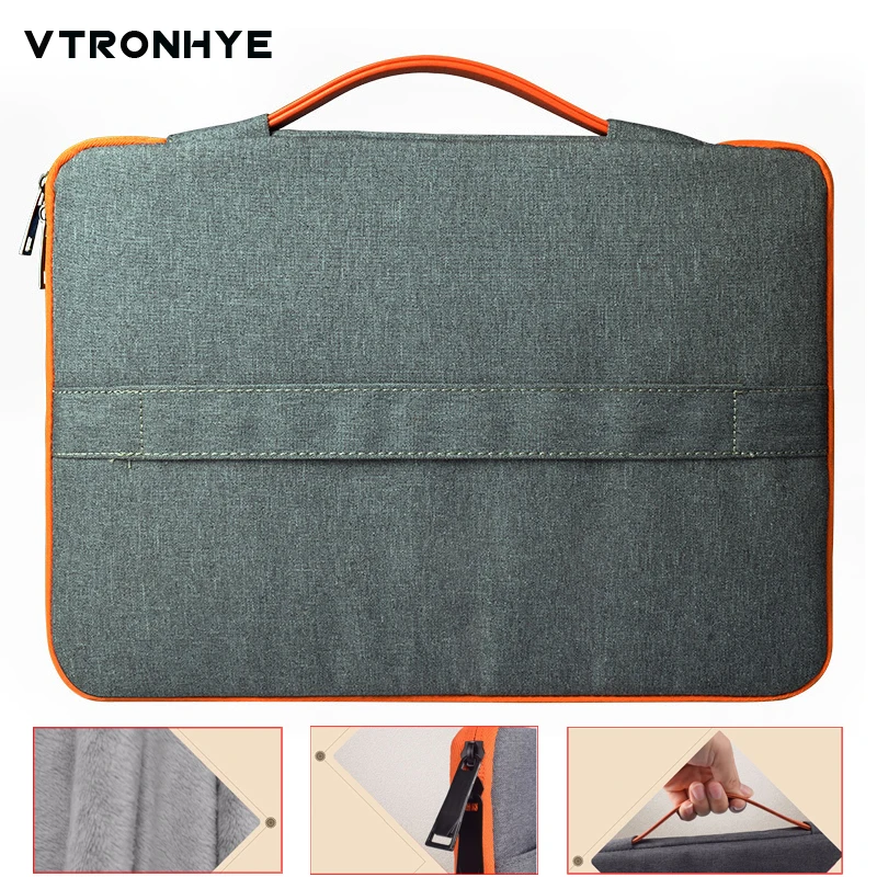 

11 12 13 14 15.6 Inch Handbag for Macbook Retina Pro Air 13.3 Laptop Bags Case Sleeve for Dell HP Asus Lenovo Men Notebook Cover
