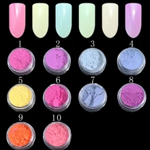 Светильник от солнца, чувствительный блеск для ногтей, меняющий цвет, УФ-светильник для дизайна ногтей, пудра для маникюра, пигмент, сменный цвет пыли, фотохромный