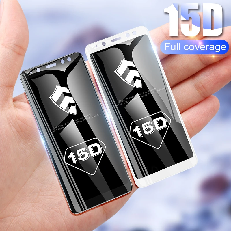 

FlanaGan 15D Tempered Glass For Samsung Galaxy A7 2018 A6 A8 Plus 2018 Screen Protector For Galaxy A3 A5 A7 2017 2016 Glass Film