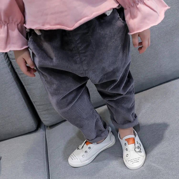 Г. Осенние детские штаны; красивые брюки для мальчиков и девочек; вельветовый материал