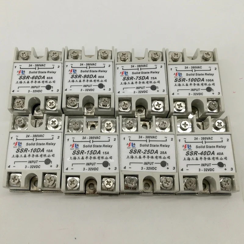 

SSR-40DA Industrial Solid State Relay 40A High Power Voltage Regulator Single Phase