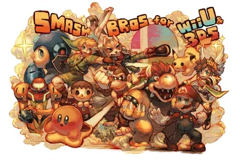 

Super Smash Bros mario collage cloth silk art wall poster and prints