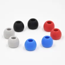 AK 4 пары(8 шт.) KZ шумоизоляция пены памяти C наборы 3 мм 5 мм T100 T400 ушные наконечники для наушников вкладыши ZST ZS10 ED16