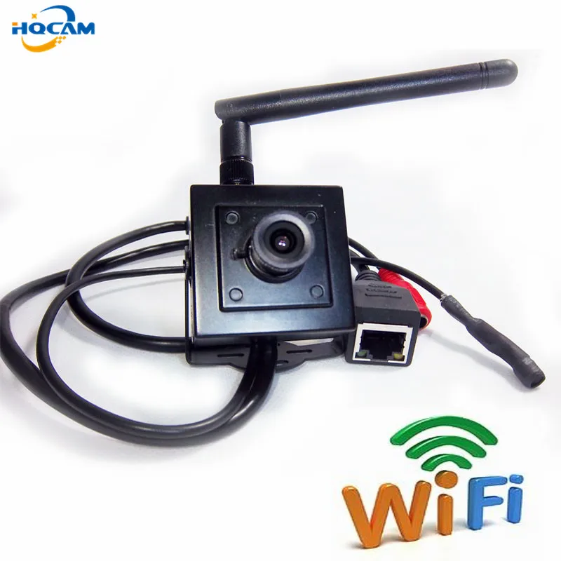 Hqcam 1080 P аудио ONVIF 2.0 Мини Wi-Fi IP Камера Беспроводной P2P Plug & Play размер 40x40 мм Wi-Fi камера пикап Камера мини IP Камера