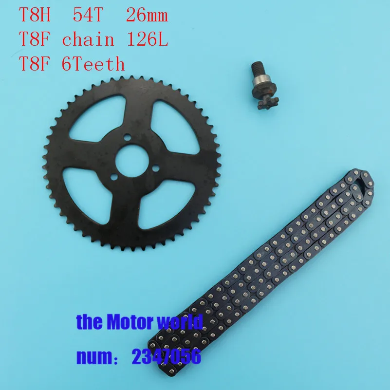 ATV 29mm 54Tooth 25H 2 Stroke126 links Pinion Sprocket For 47cc 49cc Chinese Pocket Bike Quad 4 Wheeler Mini moto