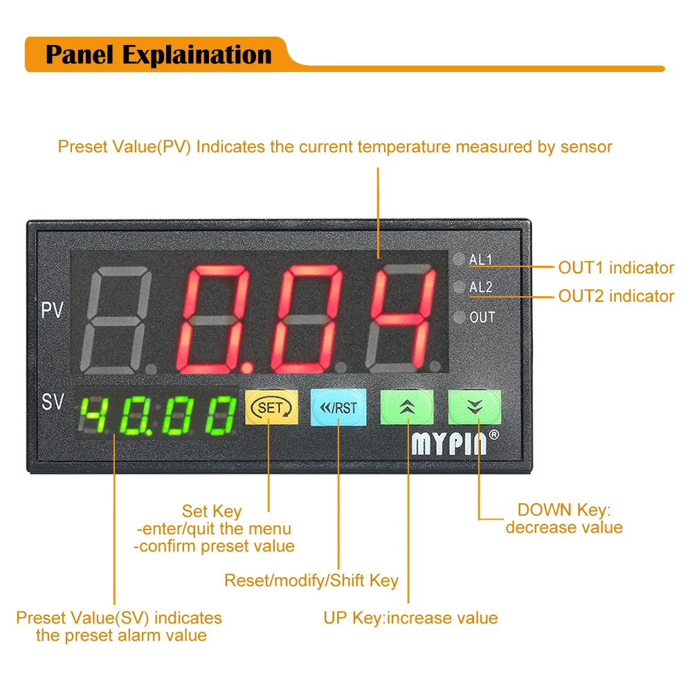 Digital LED Display Sensor Meter with 2 Relay Alarm Multi-functional Intelligent Pressure Transmitters 0-75mV/4-20mA/0-10V Input Digital LED Display Sensor Meter with 2 Relay Alarm Multi-functional Intelligent Pressure Transmitters 0-75mV/4-20mA/0-10V Input