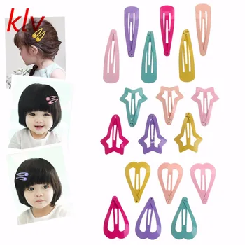 

6Pcs Baby Kids Girl Heart Star Shape Hair Clip Women Hairpin Girls Hair Accessories