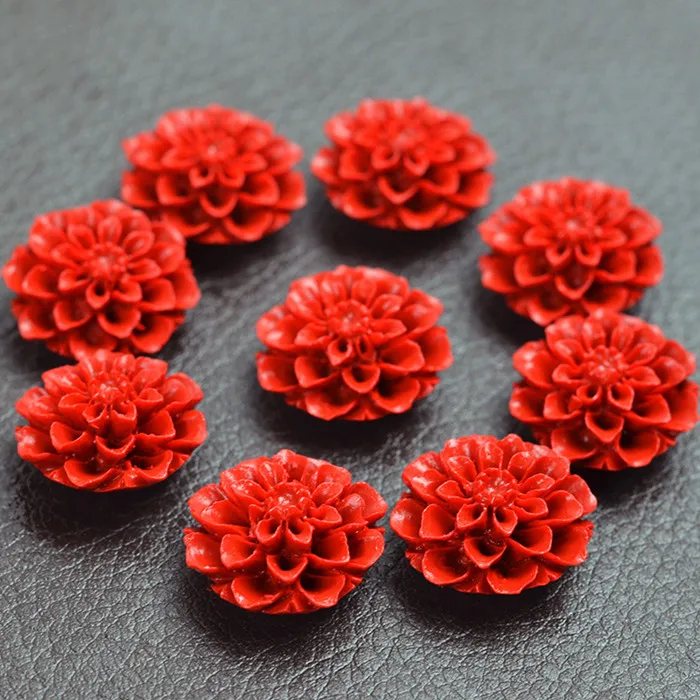 

Yanting Taiwan cinnabar beads pendant DIY accessories beads for jewelry making commodity cinnabar multi style 0141
