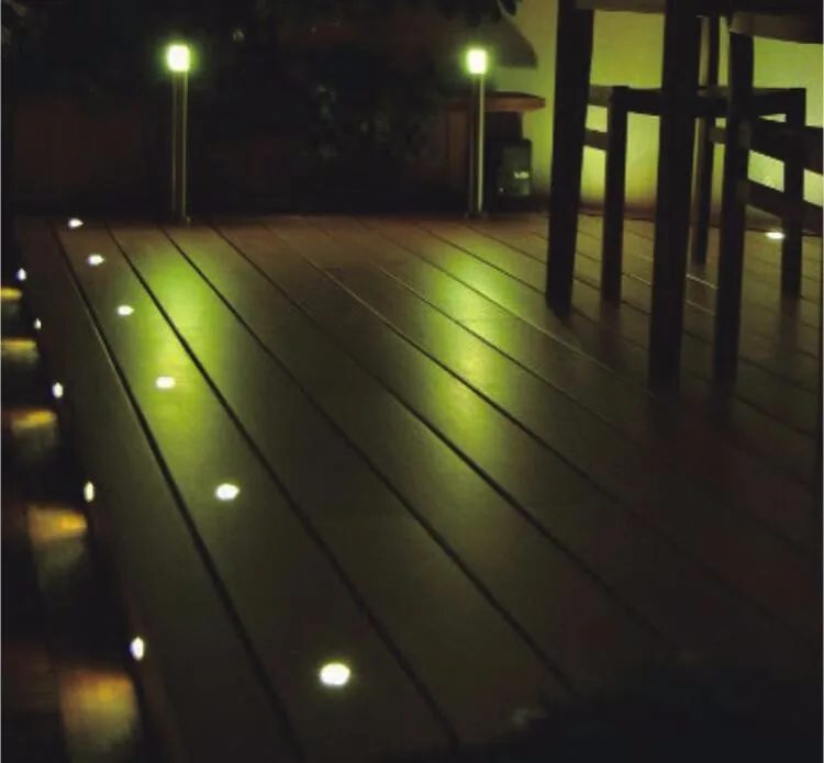 Inoxidável à Prova Conduziu a Luz Led ao ar Hot!!! Stain Água 3 w Quadrado Subterrânea Enterrado Luzes Livre Luz ac - Dc12v d' Ip68 11 Luzes e Iluminação