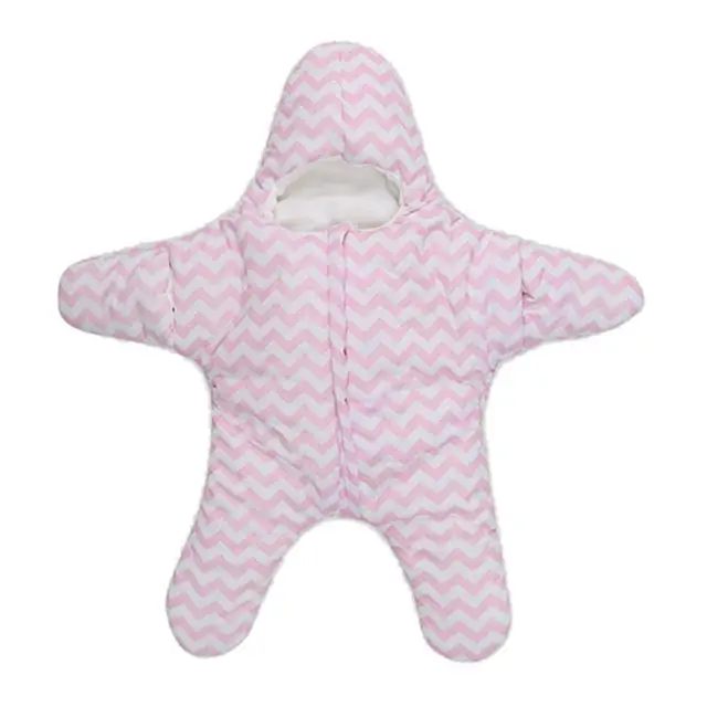New Cute Starfish Baby Sleeping Bag Unisex Winter Babies Sleep Sack