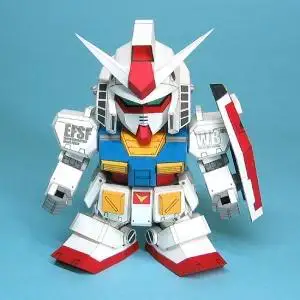 SD Гандам RX-78 ка издание(5 страниц издание) 3D Бумага для моделирования игрушки куклы