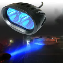 1X DIY высокой мощности 12 вольт 20 ватт синий желтый светодиодный светильник для ночной рыбалки