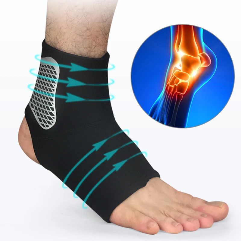

1PCS Ankle Support Brace Elastic Ankle Brace Protector Foot Bandage Running Sport Fitness Guard Band Anti Sprain Ankle Protector