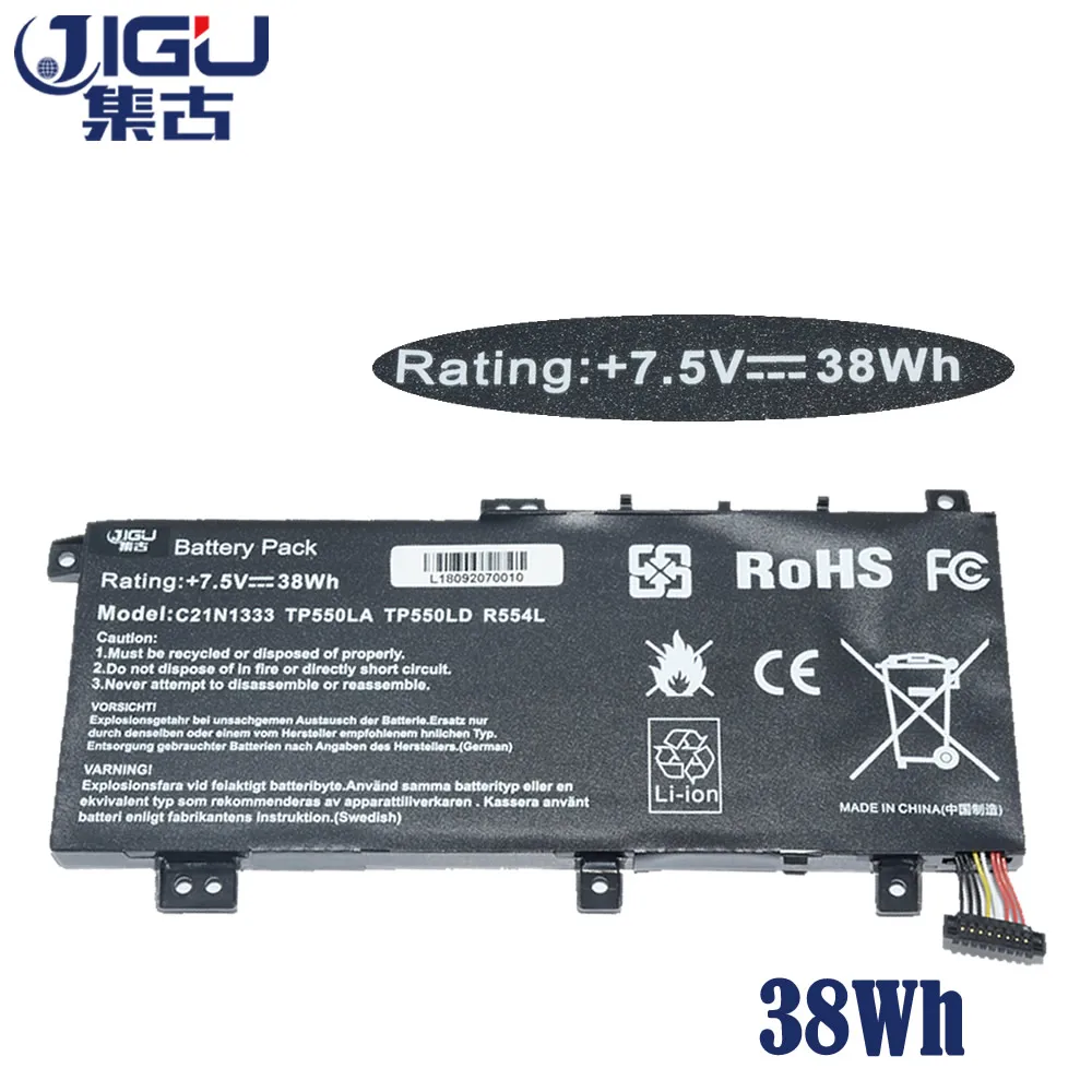 Аккумулятор JIGU C21N1333 C21NI333 для ноутбука Asus TP550L TP550LA TP550LD TP550LJ|Аккумуляторы