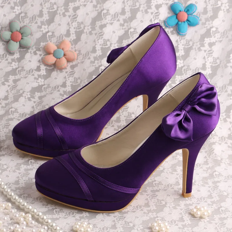 shoes with purple in them