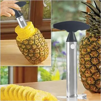 

1Pc Stainless Steel Easy to use Pineapple Peeler Accessories Pineapple Slicers Fruit Knife Cutter Corer Slicer Kitchen Tools