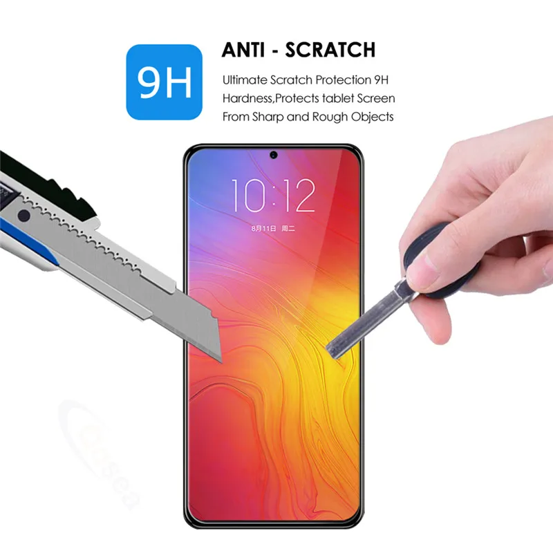 Qosea для lenovo Z5S Экран протектор ультра тонкий прозрачный с уровнем твердости 9 H