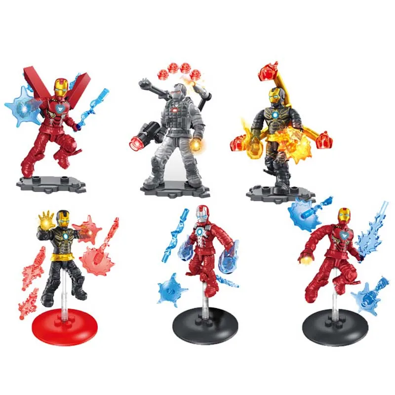 

Marvel Avengers Infinity War DC Super Heroes Iron Man building blocks Action Movie Figures toys