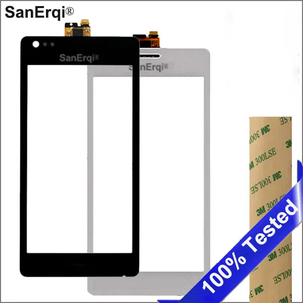 SanErqi 10 шт для sony Xperia M C1904 C1905 Сенсорный экран планшета Сенсор Панель спереди Стекло объектив Черный и белый+ Инструменты