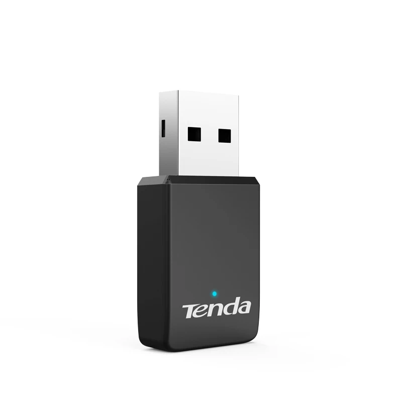 Tenda U9 AC650 Беспроводная Двухдиапазонная автоматическая установка USB2.0 Мини Сетевой Адаптер 2,4G/5,0G сетевая карта с 11ac MU-MIMO