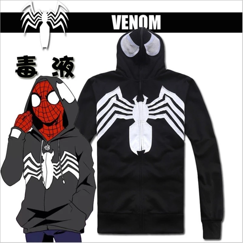Venom cosplay hoodie Clearance