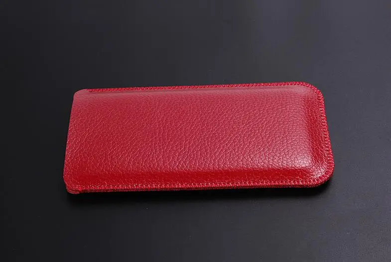 Чехол FSSOBOTLUN для Xiaomi mi 9 mi 9 6,3", супер тонкий чехол, роскошный кожаный чехол для телефона mi crofiber - Цвет: litzhi red