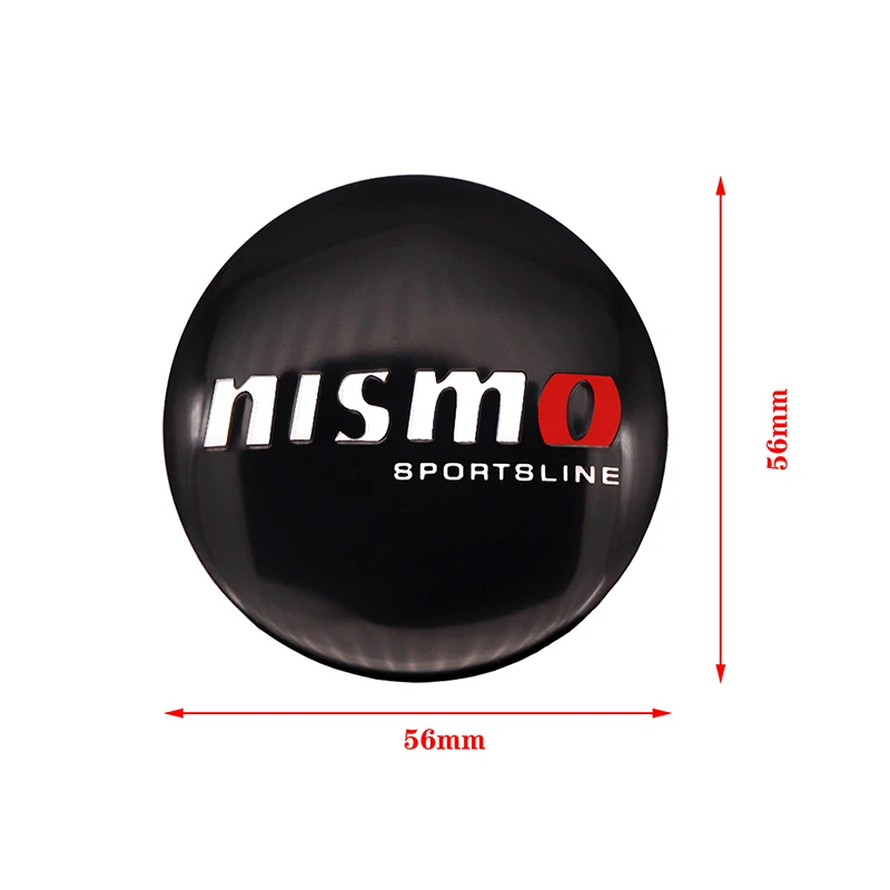 4 шт. автомобильная алюминиевая ступица NISMO центральный колпачок эмблема