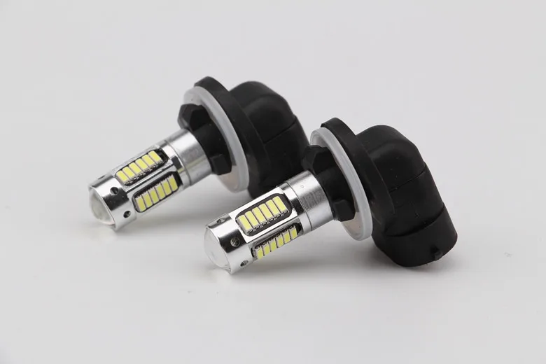 

CYAN SOIL BAY Ice Blue 25W LED 881 894 H27W2 30SMD 4014 Car Bulb Fog Light Driving Headlight Lamp 894 862 886