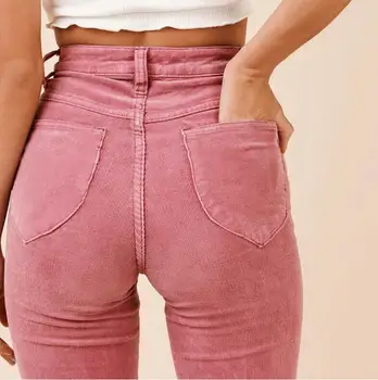 

Corduroy flare pants female streetwear casual fashion summer pants women