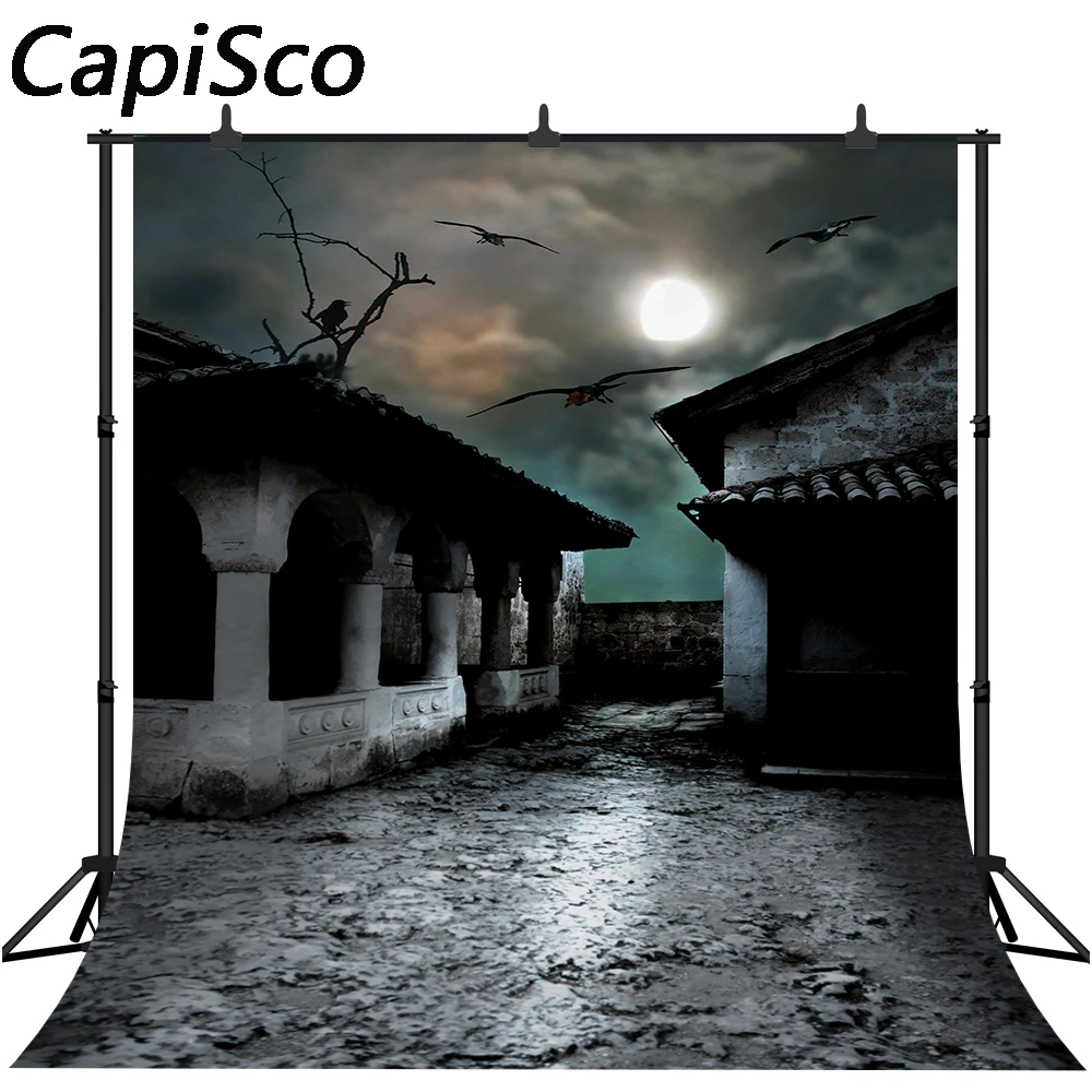 Capisco Хэллоуин фон для фото на вечеринке ужасный дом Ворон дети фотография Фон