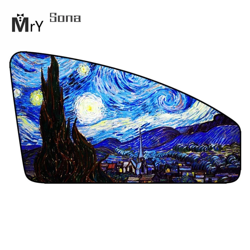 Универсальная Магнитная Автомобильная занавеска от солнца авто боковое окно солнцезащитный козырек Солнцезащитный козырек животный узор жалюзи крышка Солнцезащитный козырек 1 шт