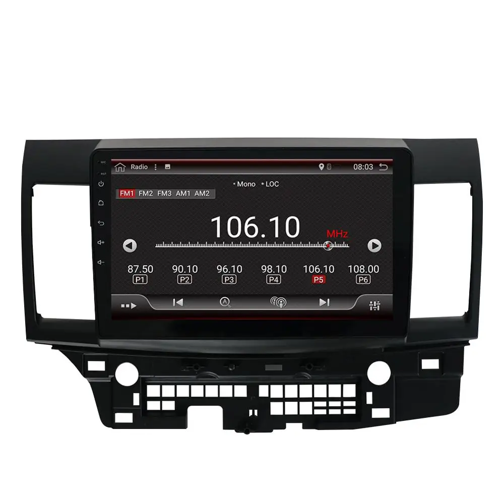  Android 9.0 Car Radio for Mitsubishi lancer 10 inch 1024*600 Quad Core wifi Bluetooth video audio M