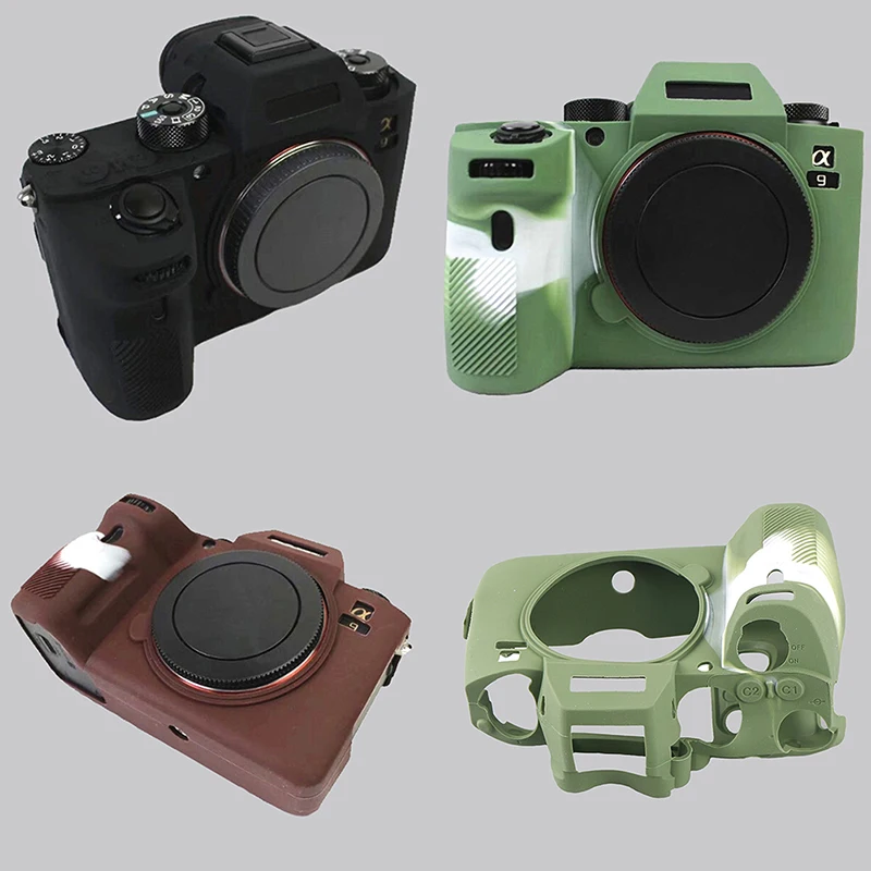 

Soft Silicone Rubber Camera Cases Protective Body Cover Case Bag Skin For SONY A7III A7 Mark 3 A7RM3 A7R3 A7RIII A7M3