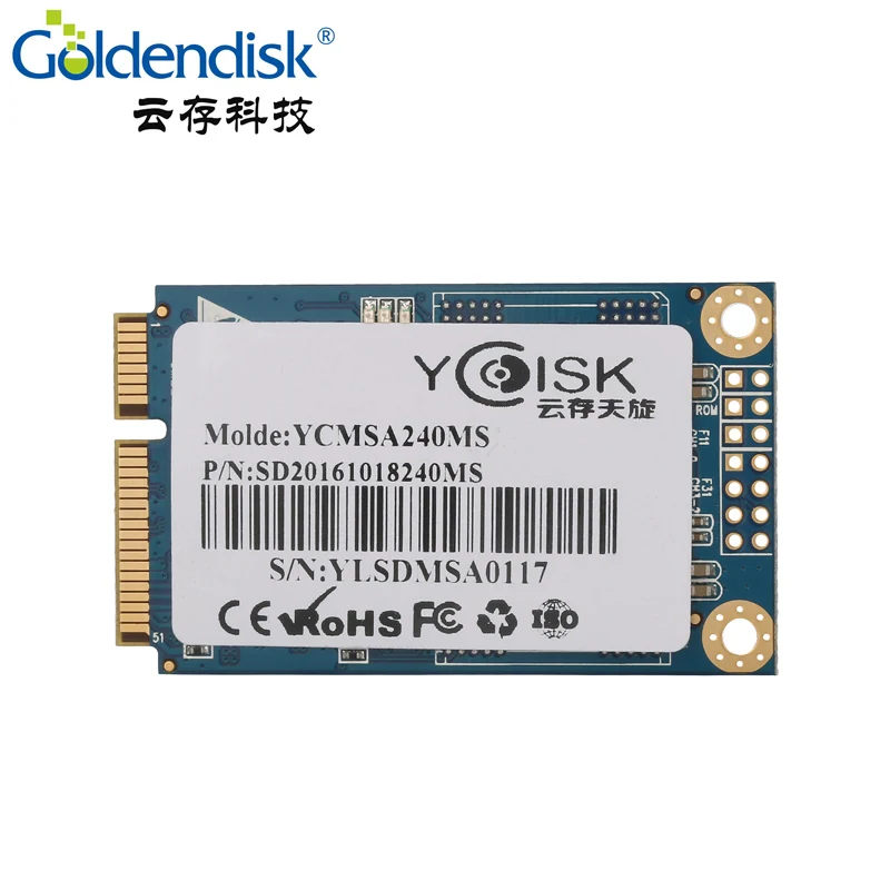 Goldendisk YCdisk серийный 32GB MSATA SSD дешевая цена для продвижения Мини SATA m-SATA твердотельный жесткий диск внутренний