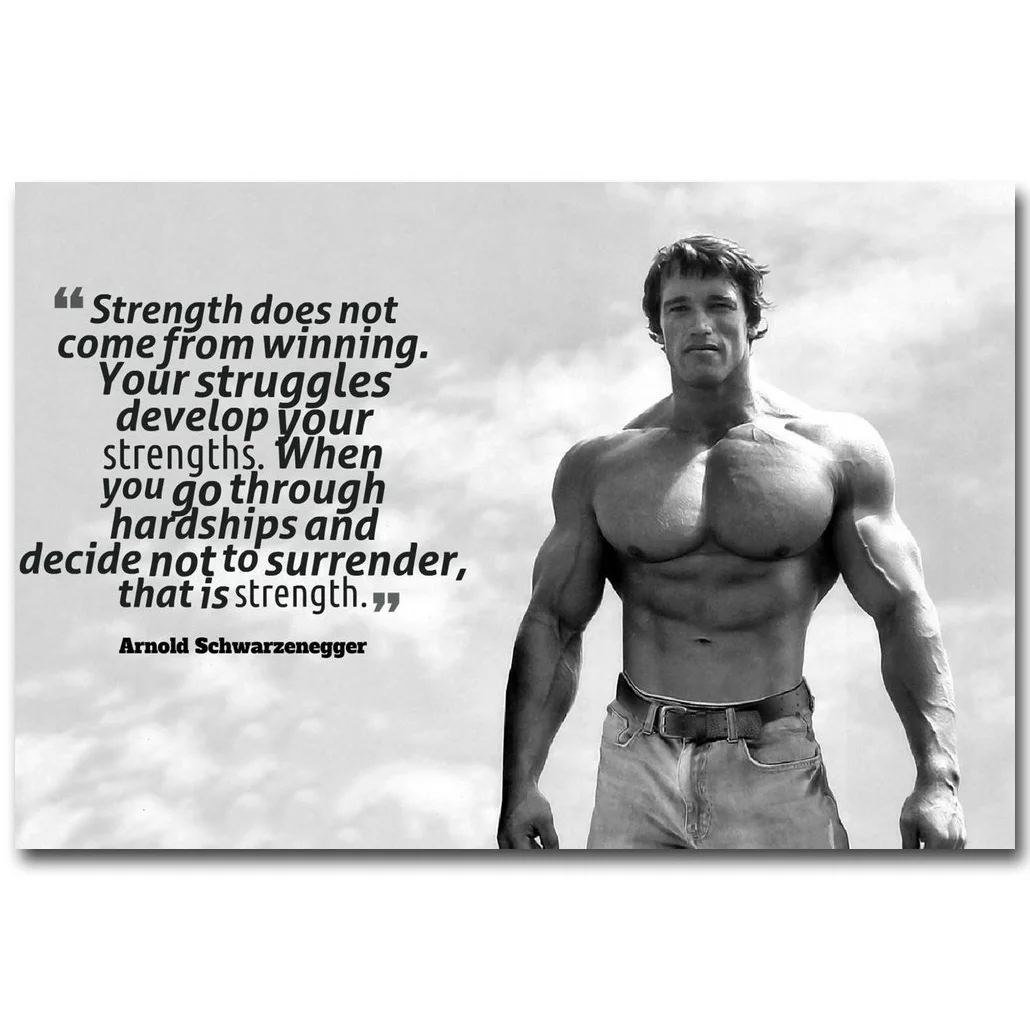 I WILL DO WHATEVER IT TAKES Motivational Posters 24x32/" Arnold Schwarzenegger