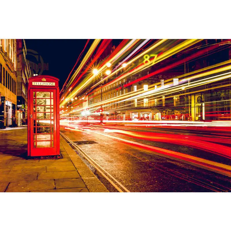 

New London, England Skyline Poster Custom Satin Poster Print Cloth Fabric Wall Poster Print Silk Fabric Print Poster