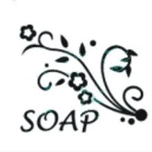 Цветок Мыло своими руками diy средство, мыло мини-штамп узор diy мыло 3,5*4,5 см