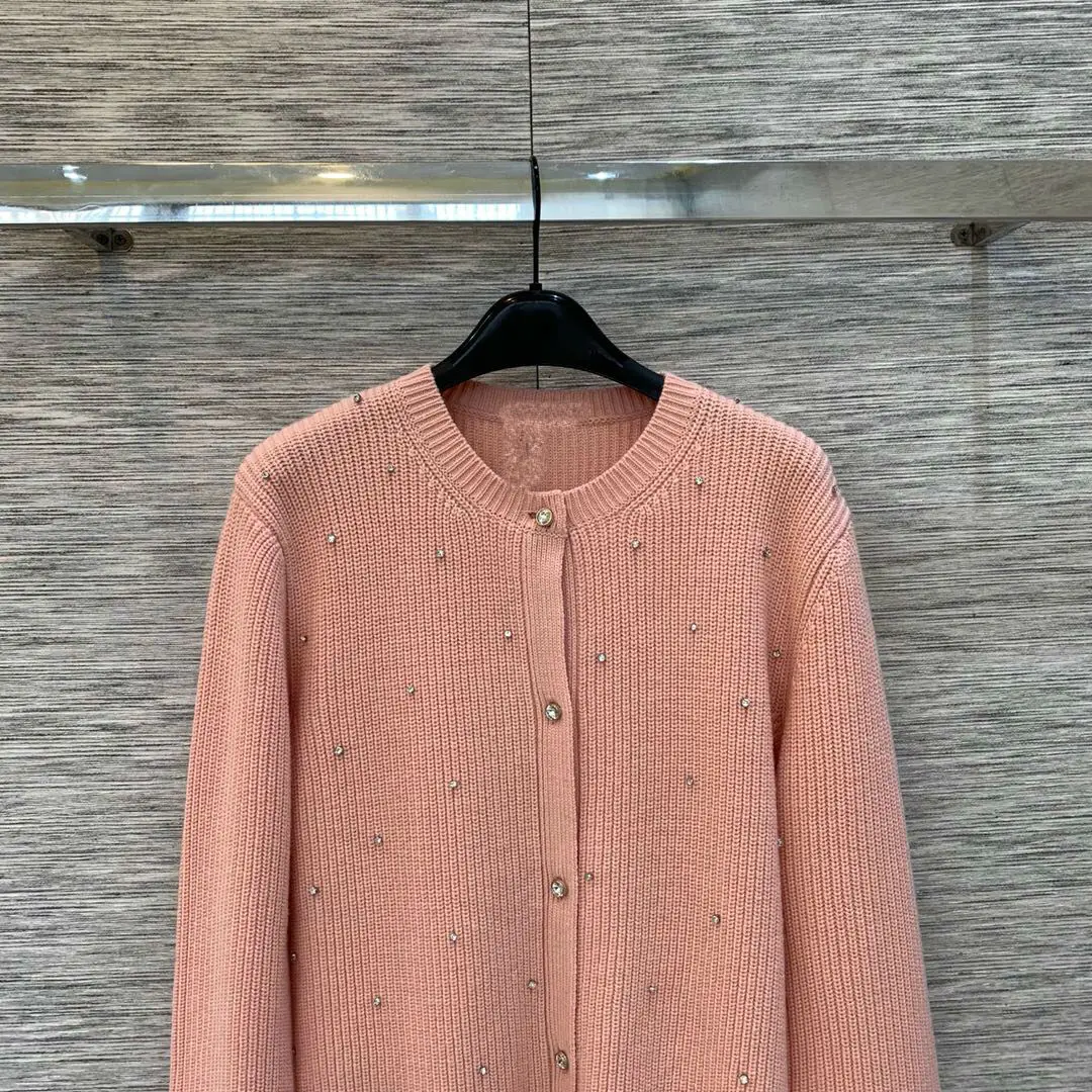 D'hiver 3 Couleurs Clou Chandail Nouveau Pink De 1 Tailles 2019 Femmes Forage Collier Vêtements SvwqcFH