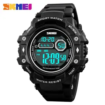 

SKMEI Casual Men Watches 50m Waterproof Outdoor Sport Watch EL Light Digital Watch Fashion Date Wristwatches Relogio Masculino