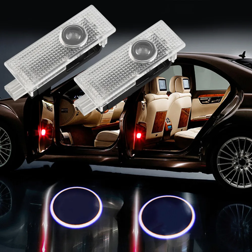 

ICOCO Mini 1/Pair LED Car Door Logo Ghost Shadow Light Projector Lamp for BMW mini logo Welcome Light