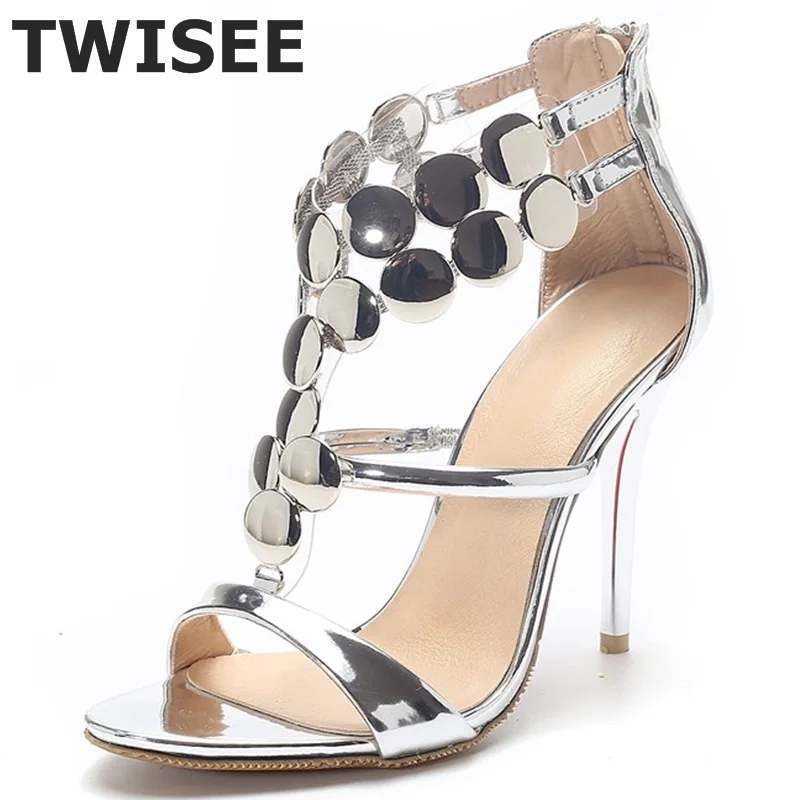 

2016 Women sandals Elegant fashion women's high heels sandals Microfiber shoe high heels sandals women