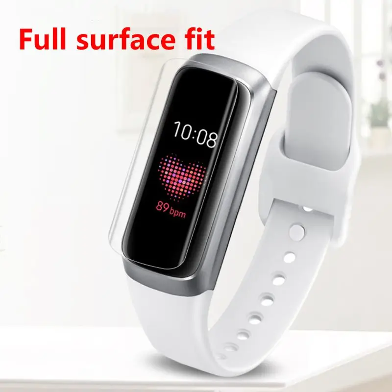 3PCS Protective Flim Screen Protector Ultra-thin Clear LCD Guard Shield Cover Skin For Samsung Galaxy Fit/Fit-e Bracelet Tools