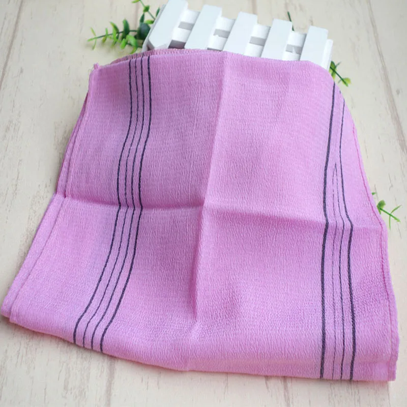 5 шт./партия, корейское отшелушивающее банное полотенце, итальянский цвет, розовое полотенце(Сделано в Китае