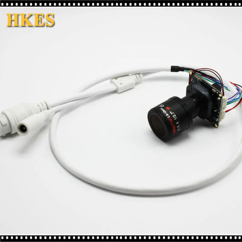 HKES High Resolution H 264 1080P 720P 960P CCTV IP camera module board 2 8 12mm
