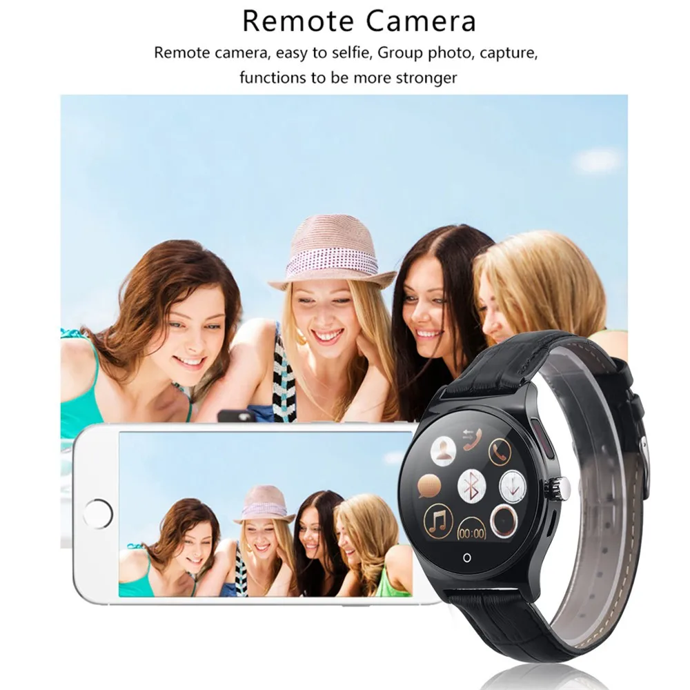 Hot RWATCH R11 Smart Watch Infrared Remote Controller Heart Rate Calls SMS Sedentary Reminder BT Music Pedometer for Android IOS21
